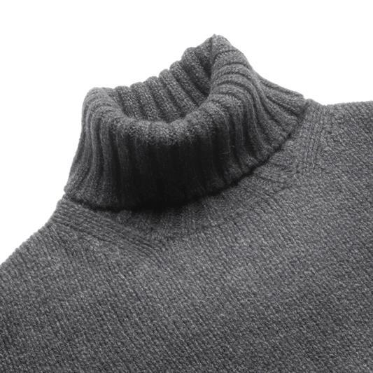 Seaweed Newman Lambswool Roll Neck Jumper