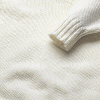 Ecru Newman Lambswool Roll Neck Jumper - Malloch's