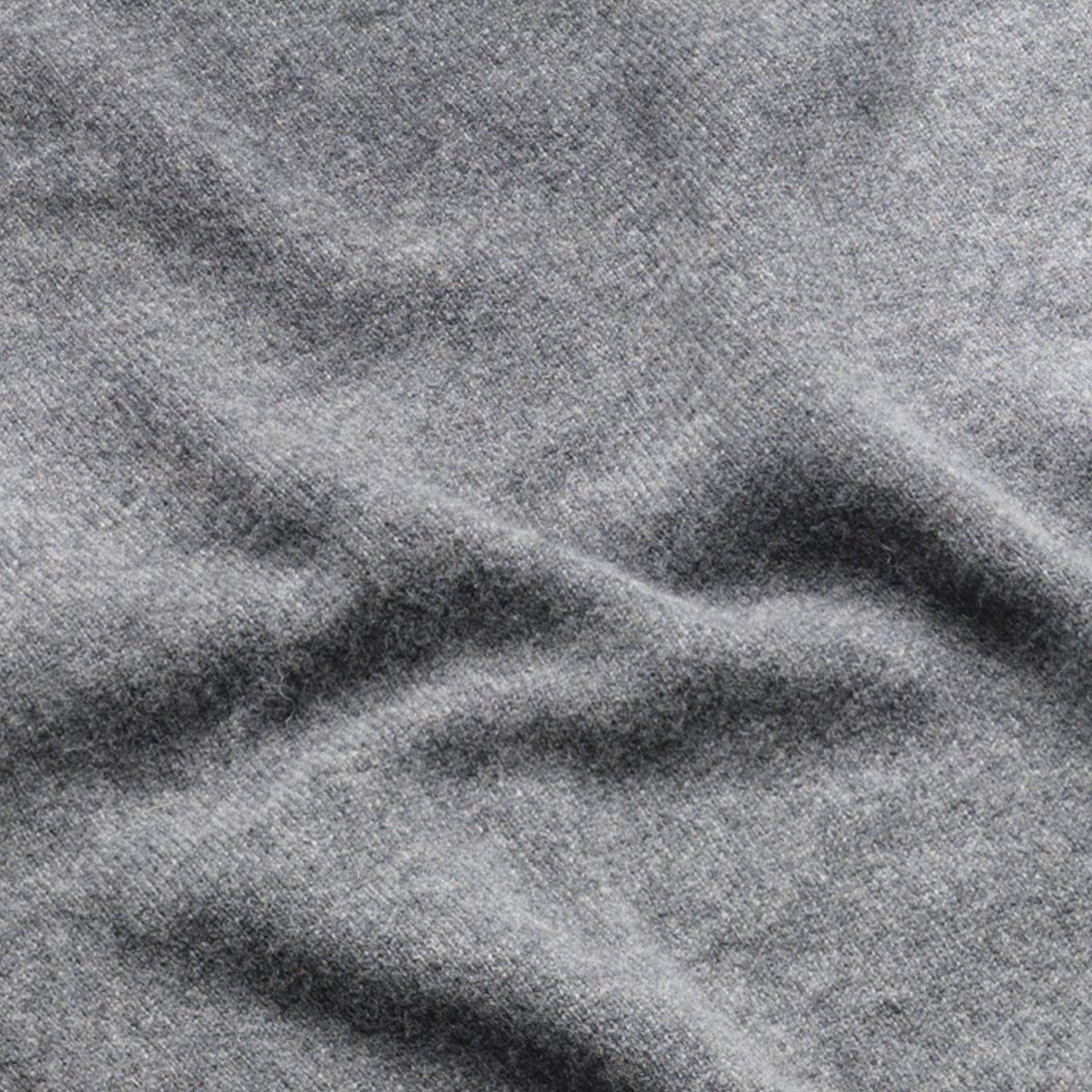 Grey Steadman Fine Lambswool Crew Neck | Perennial Knitwear - Malloch's