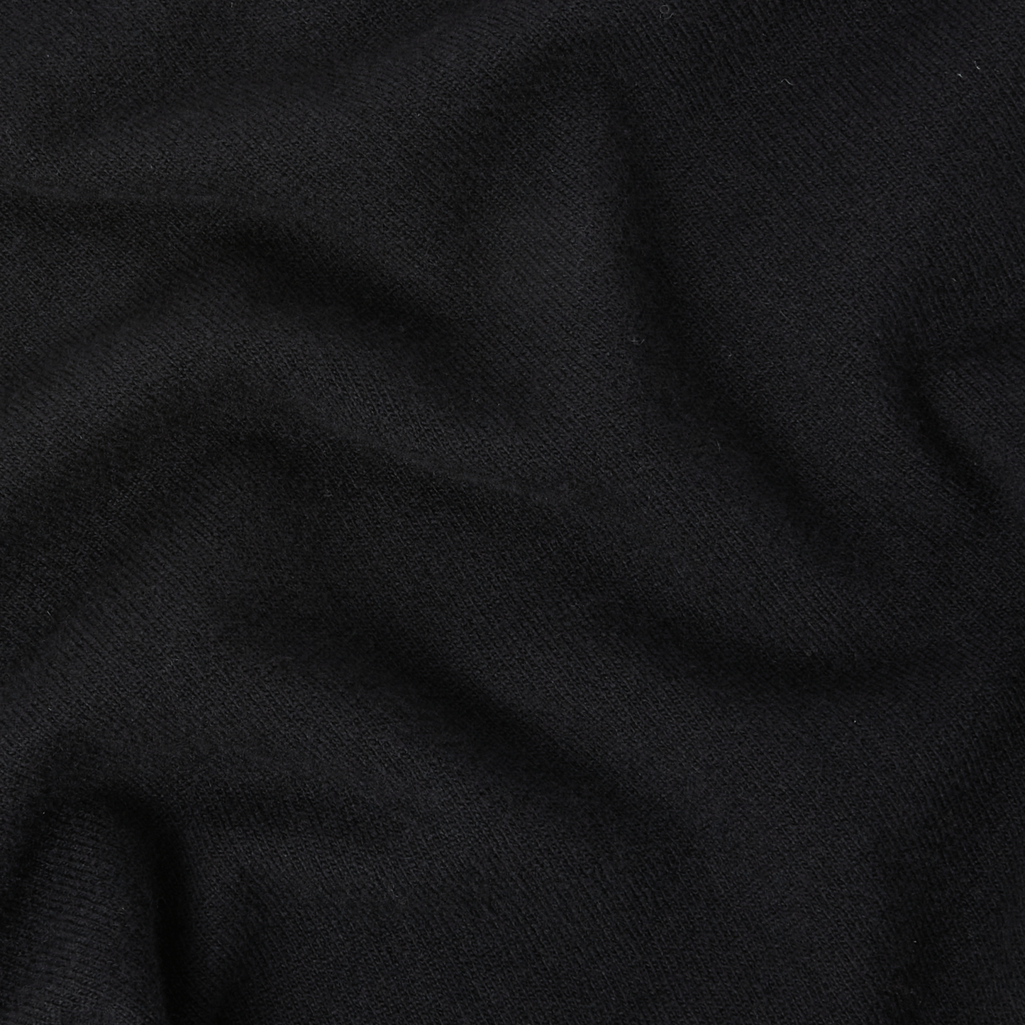 Black Hudson Super Geelong Lambswool Crew Neck