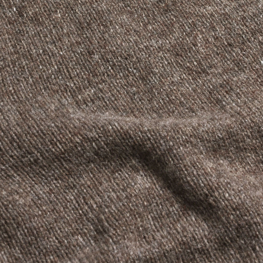 Nutmeg Wreay Shetland Wool Crew Neck
