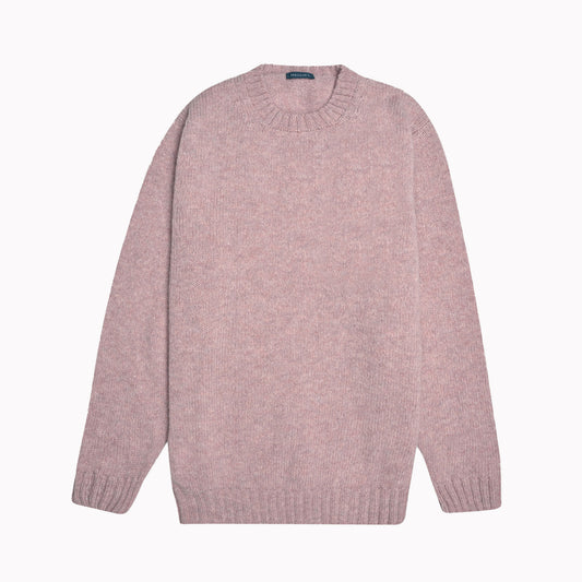 Pink Haar Wreay Shetland Sweater