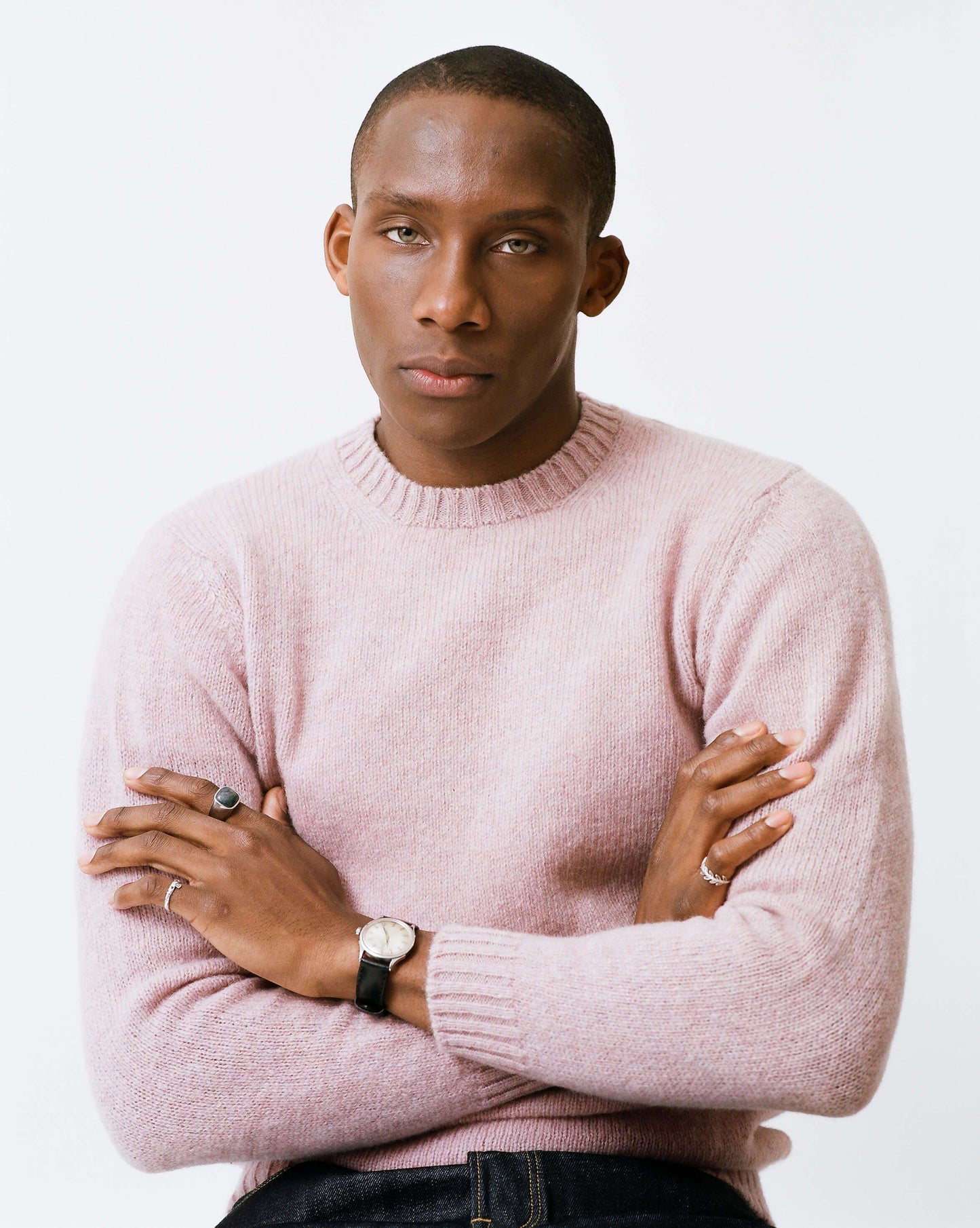Nutmeg Wreay Shetland Wool Crew Neck