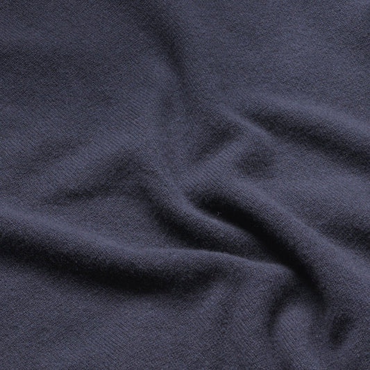 Navy Steadman Fine Lambswool V-Neck Jumper - Malloch's